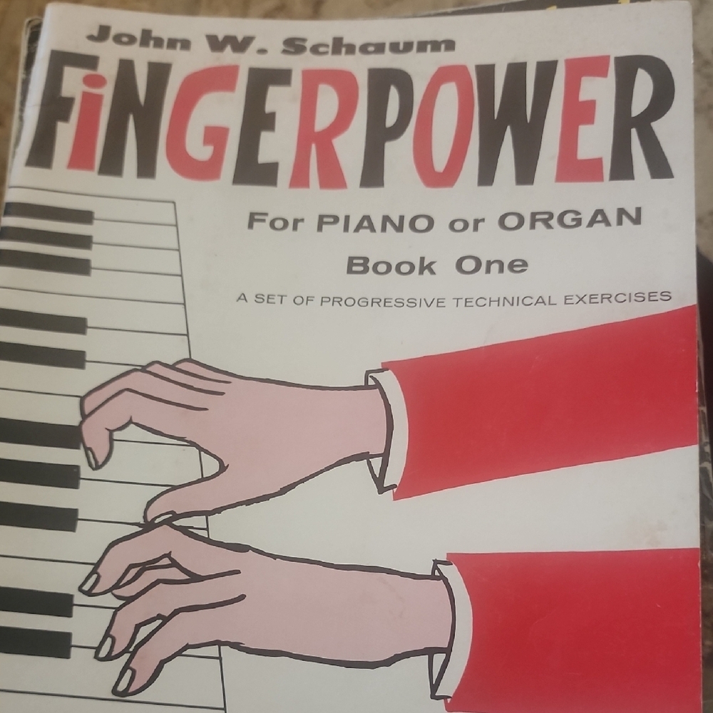 Fingerpower Art Print - Red and Black
